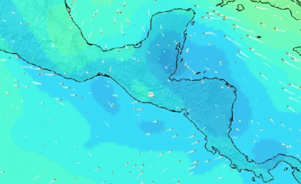 Lluvias se incrementan en la región de Centro America