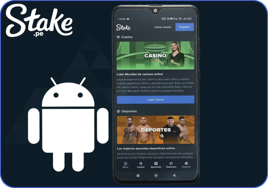 Aplicación Stake Perú para Android