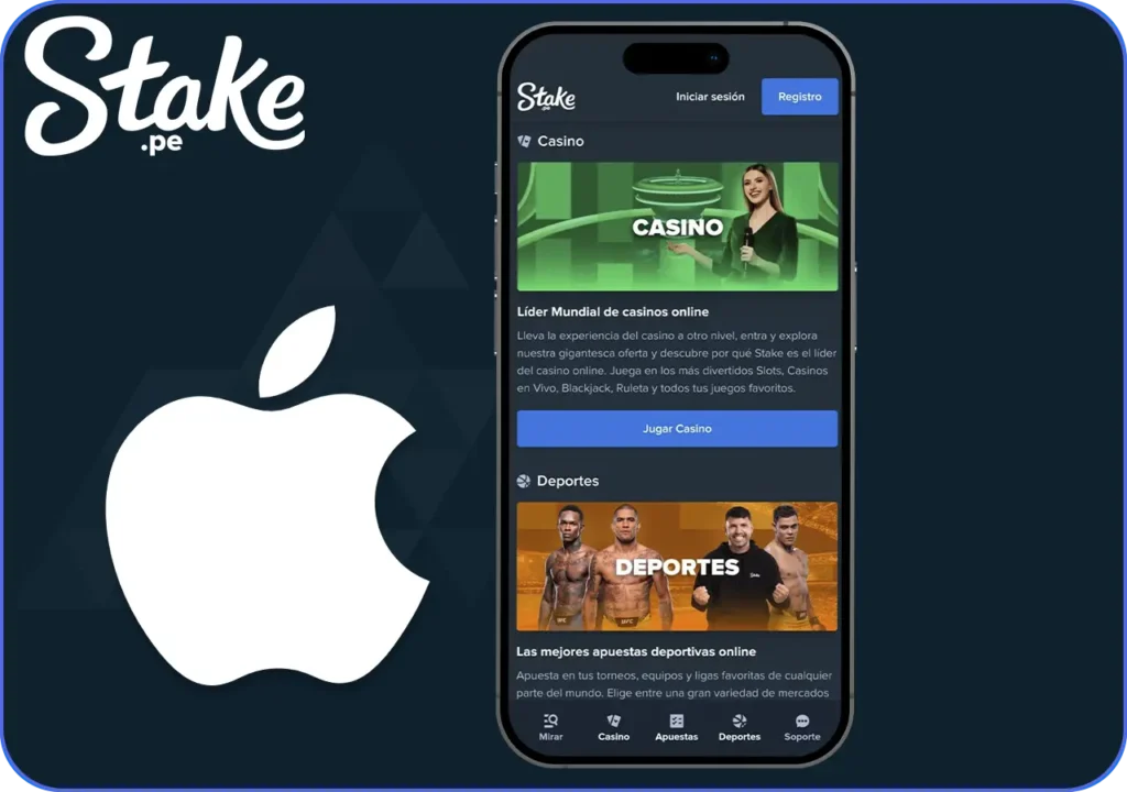 Aplicación Stake Perú para iOS
